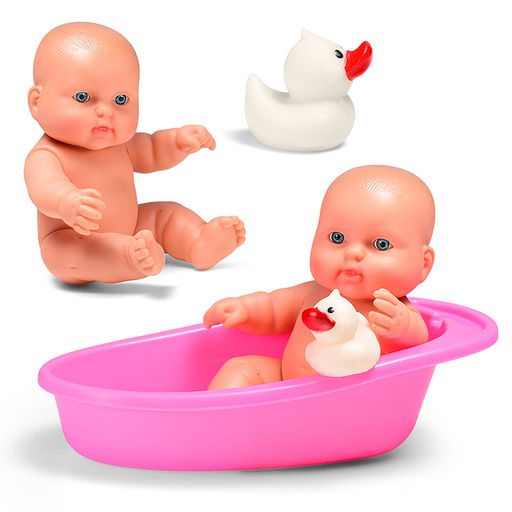 Кукла Весна "Карапуз в ванночке девочка" в/п 10*20*30 см