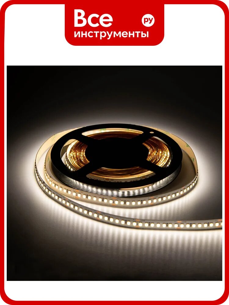 Светодиодная лента ELF 990SMD диодов (2835), 36В, 5м, гипер, белый нейтральный 4000-4500К ELF-990SMD2835NWnw-Hy36