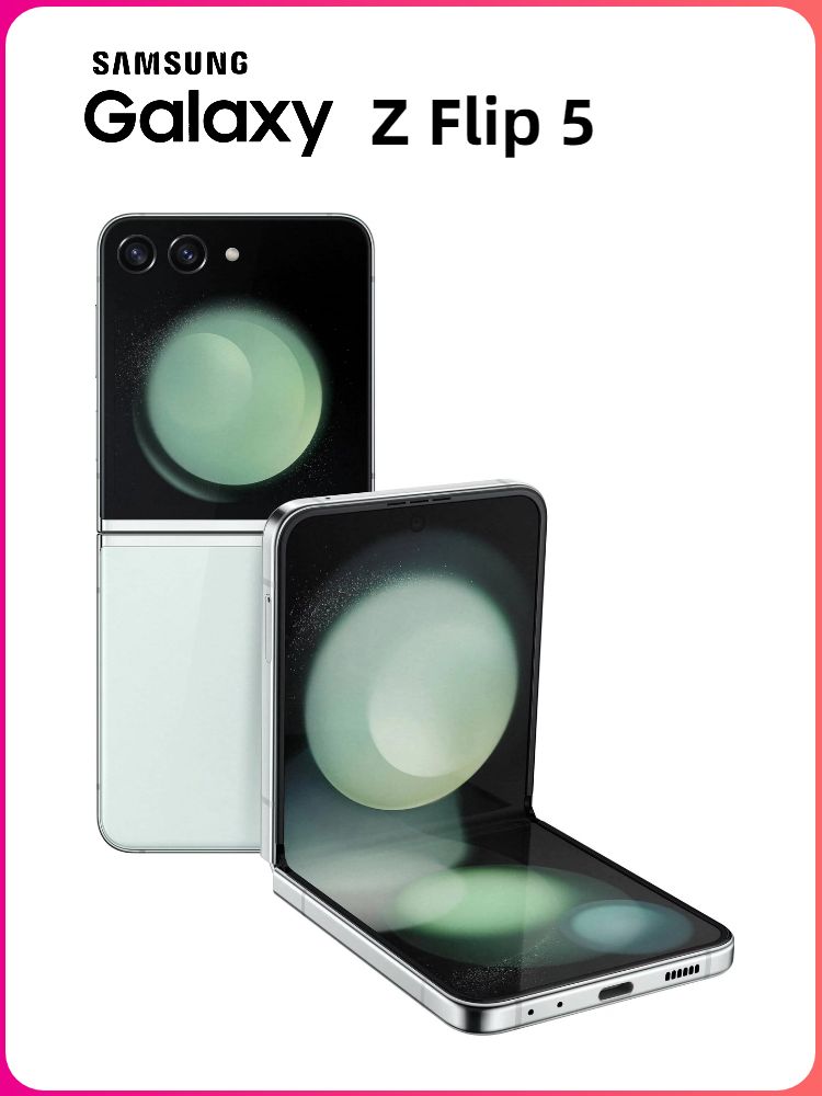 Смартфон Samsung Galaxy Z Flip5 8/256 ГБ, Dual: nano SIM + eSIM, мятный