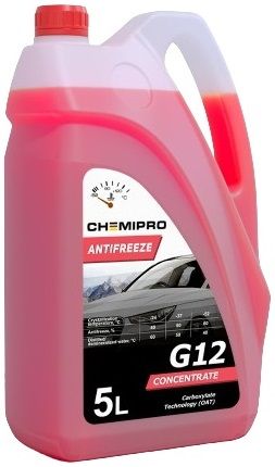 Антифриз 5L Chemipro G12 концентрат OAT красный/