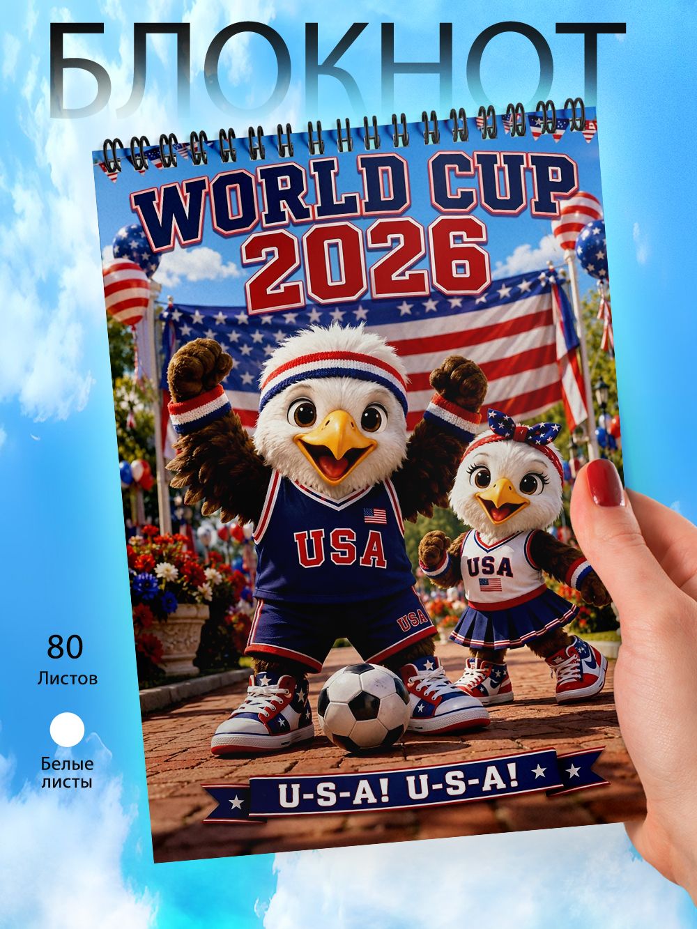 Блокнот А6 - Чемпионат Мира 2026 - Соединённые Штаты Америки