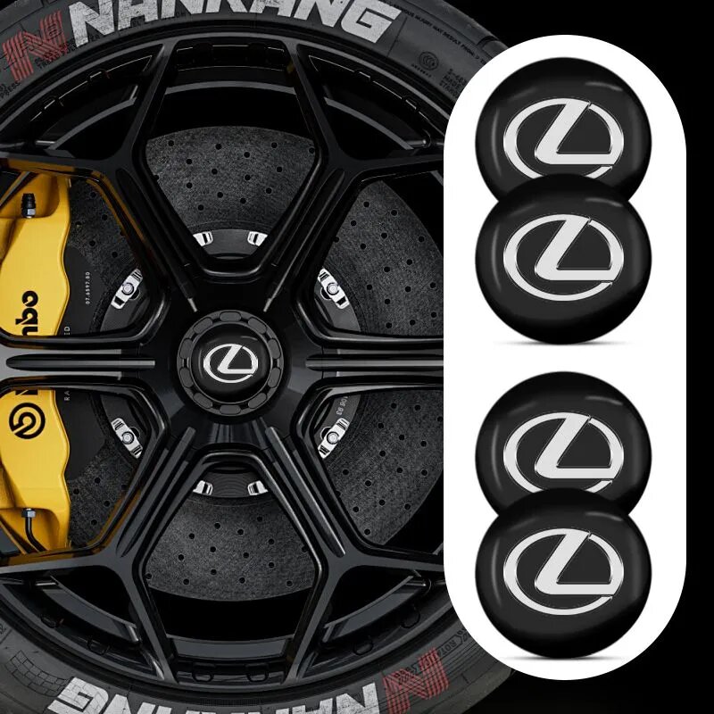 Лексус (LEXUS) автомобильных колпачков для ступиц диаметром 56 мм 4 шт