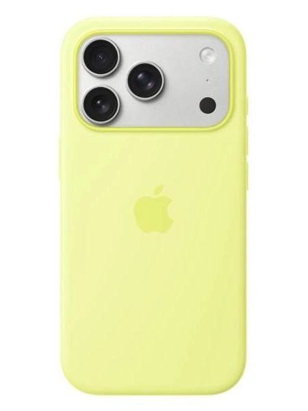 Чехол для смартфона, телефона Apple Silicone Case iPhone 17 Pro (Neon Yellow)