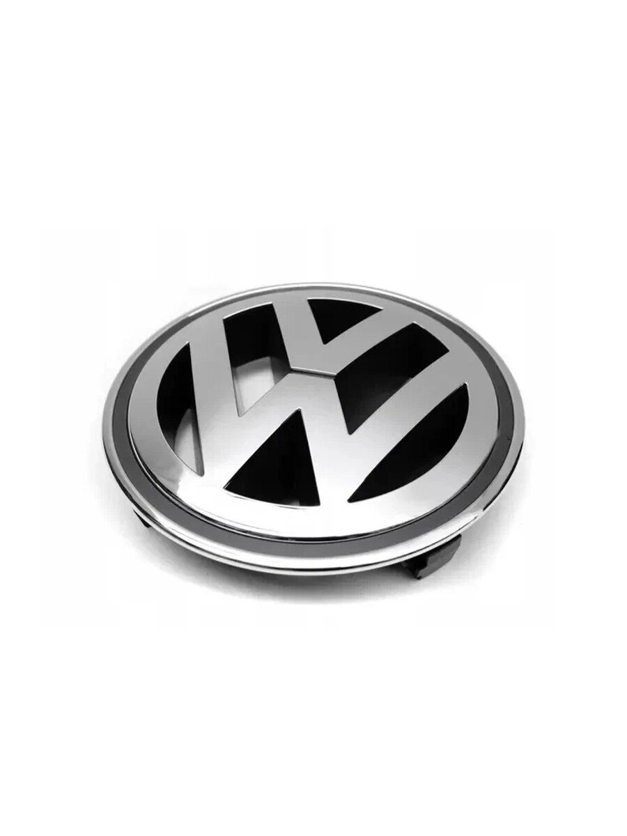 Эмблема передняя Volkswagen Passat B5, B6 / Фольксваген пассат Б5, Б6. Диаметр: 15 см.