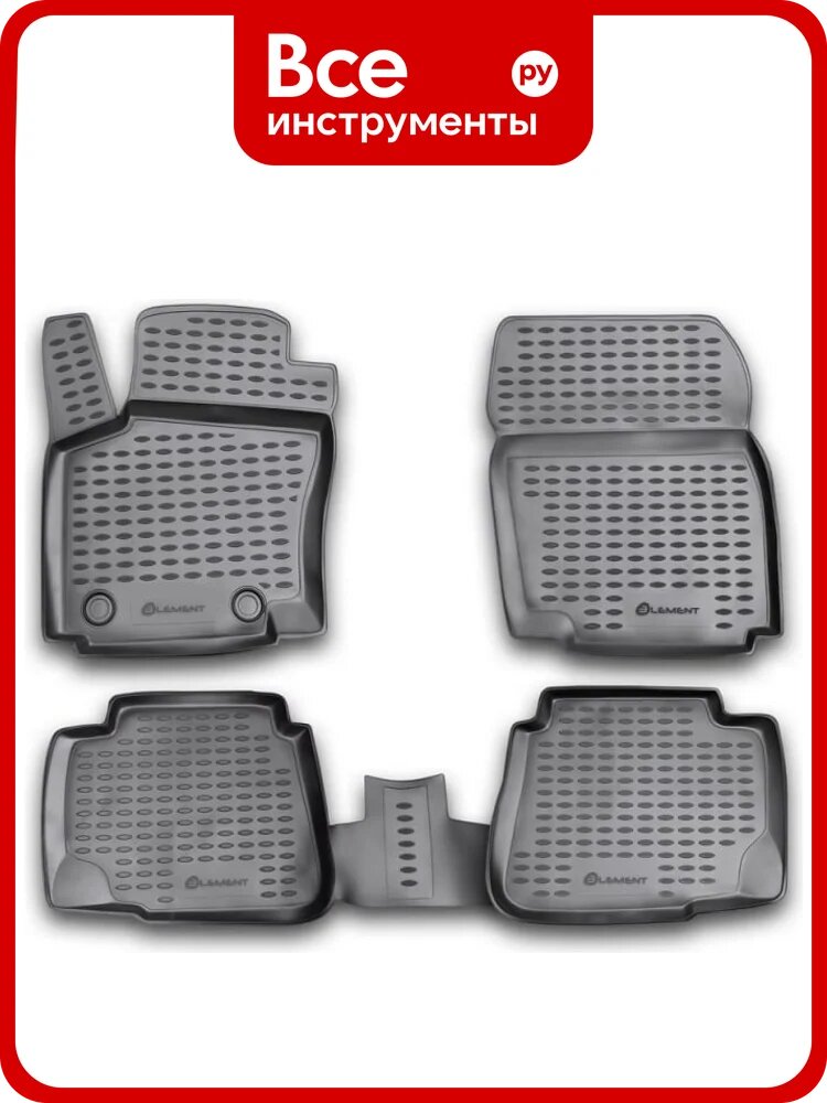 Коврики в салон Element Ford Mondeo, 2007-2014, 4 шт. NLC.16.18.210