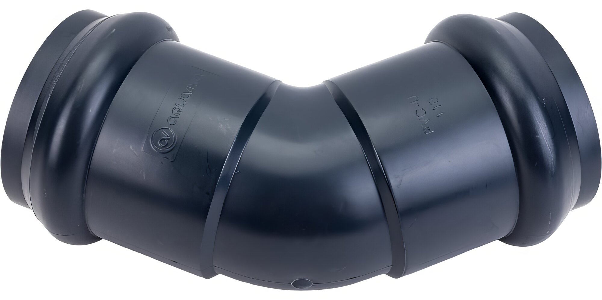 Отвод AQUAVIVA НПВХ напорный двухраструбный 110x45 AQV103110 26510