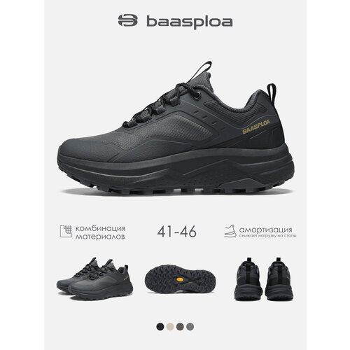 фото Кроссовки baasploa life outdoor, размер 43, серый