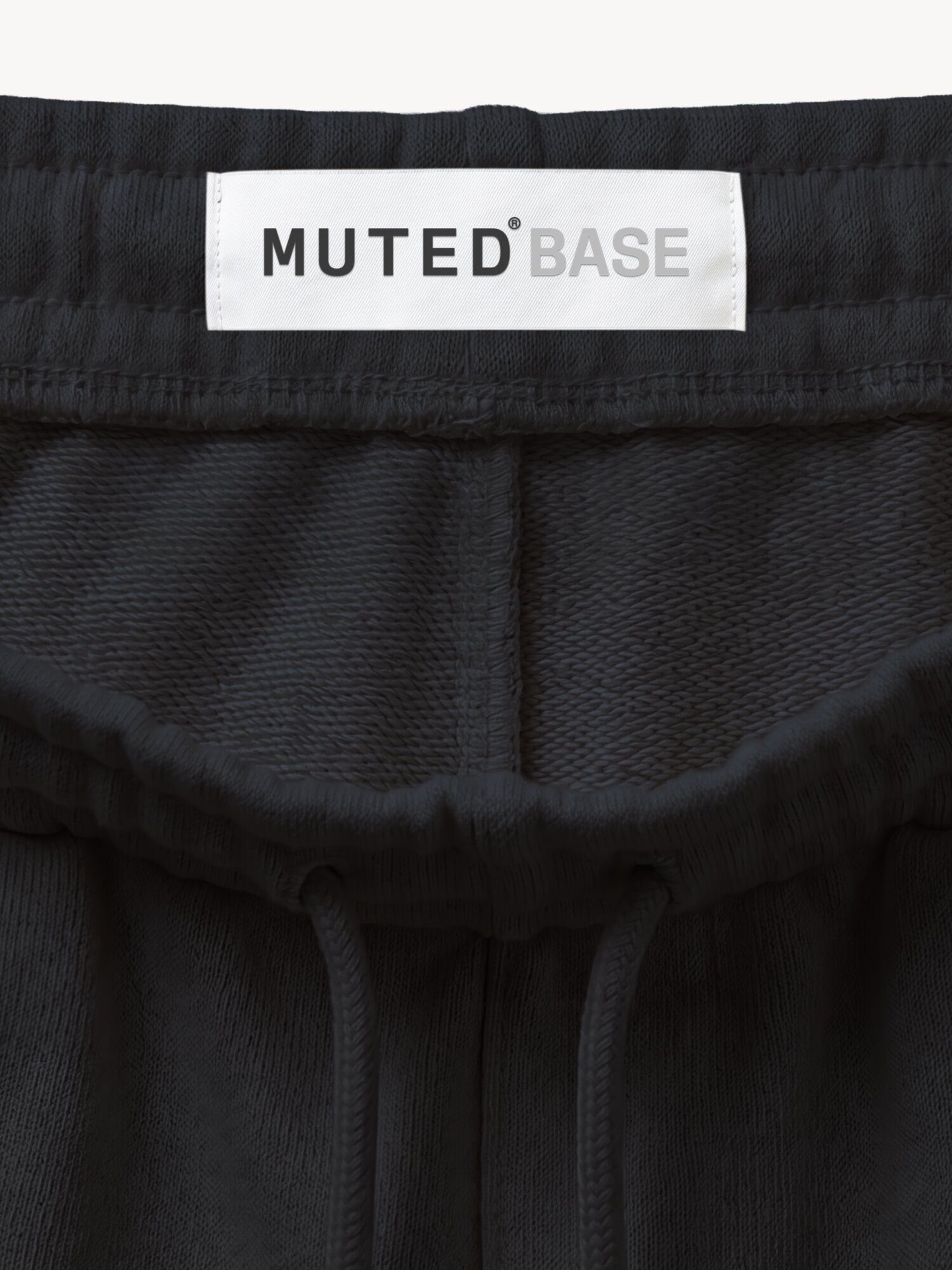 Брюки MUTED BASE прямые из костюмной ткани с эластичным поясом, размер L, темно-серый — фото 1