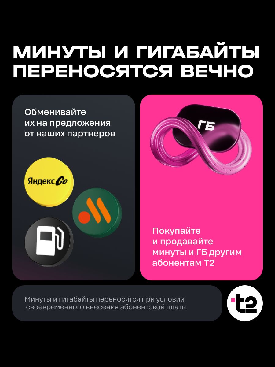 Сим-карта t2 "Мой разговор", Воронежская область Баланс 300 руб — фото 10