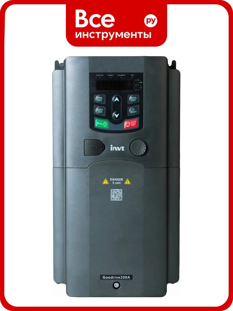Частотный преобразователь INVT GD200A 15/18 кВт 380В IP 20 (GD200A-015G/018P-4) 90001-01033