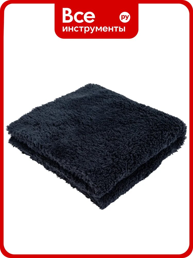 Салфетка микрофибровая H7 Soft Cloth 550 40х40см графитово-черная 382604