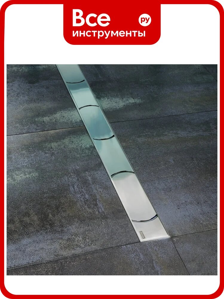 Душевой канал Ravak Chrome из нержавеющей стали, 1050 X01429