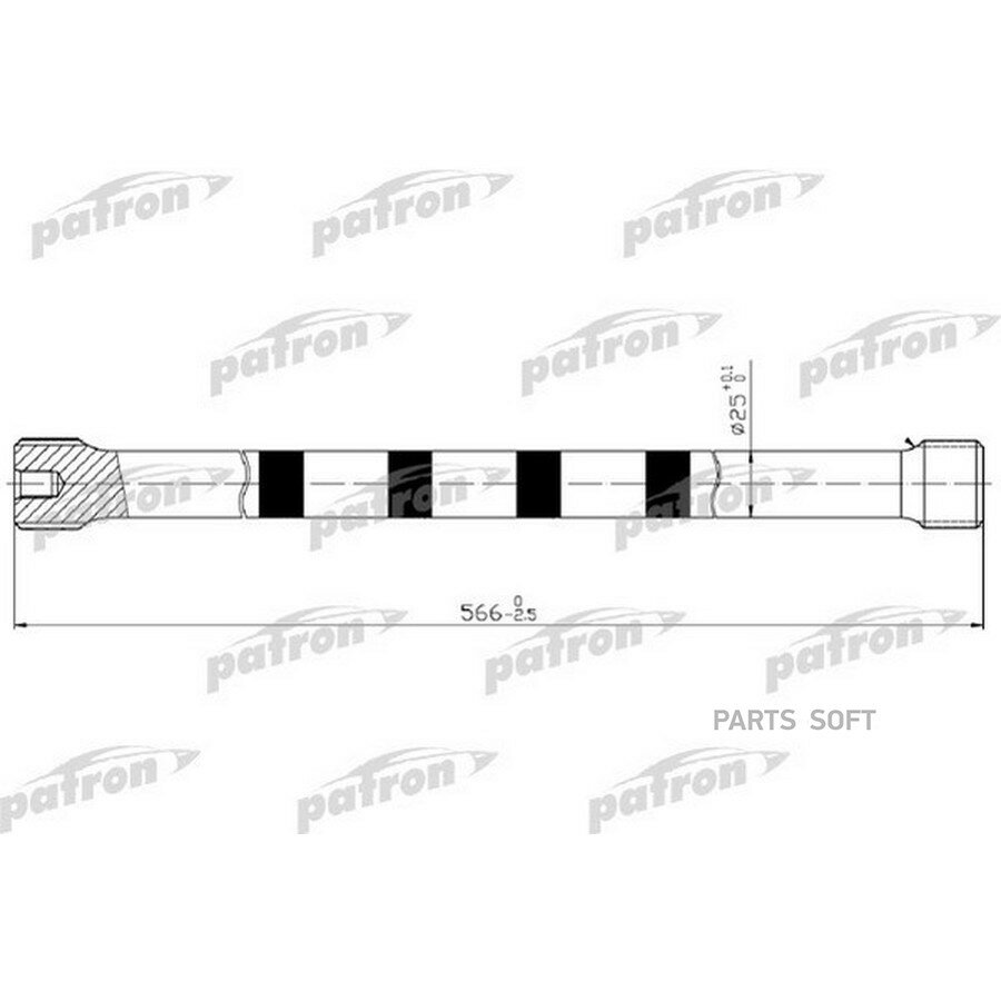Торсион от официального дистрибьютора, PATRON, артикул PTB1002