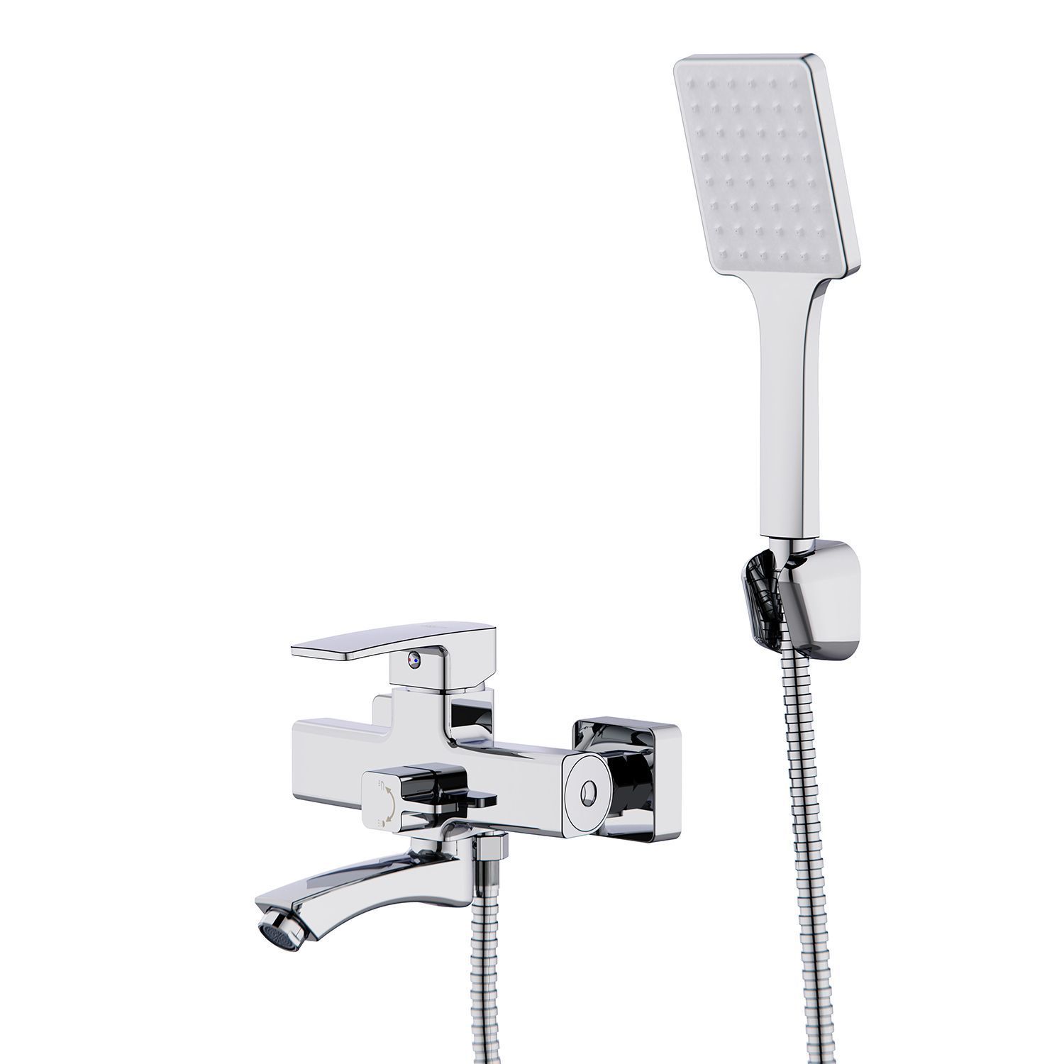 Смеситель для ванны FRUD R3AM21VU51GS, хром
