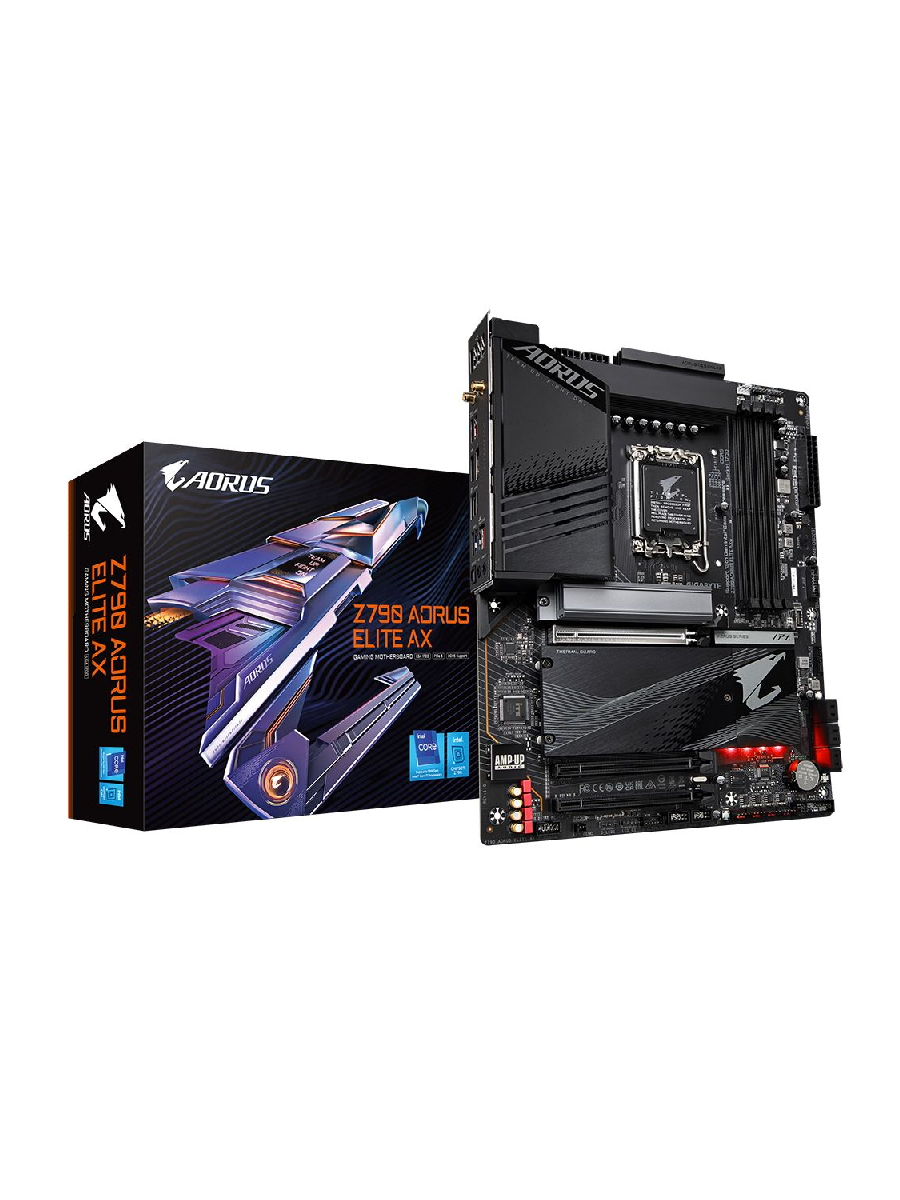 Материнская плата Gigabyte Z790 AORUS ELITE AX, DDR5, Socket LGA 1700, Intel Z790, ATX
