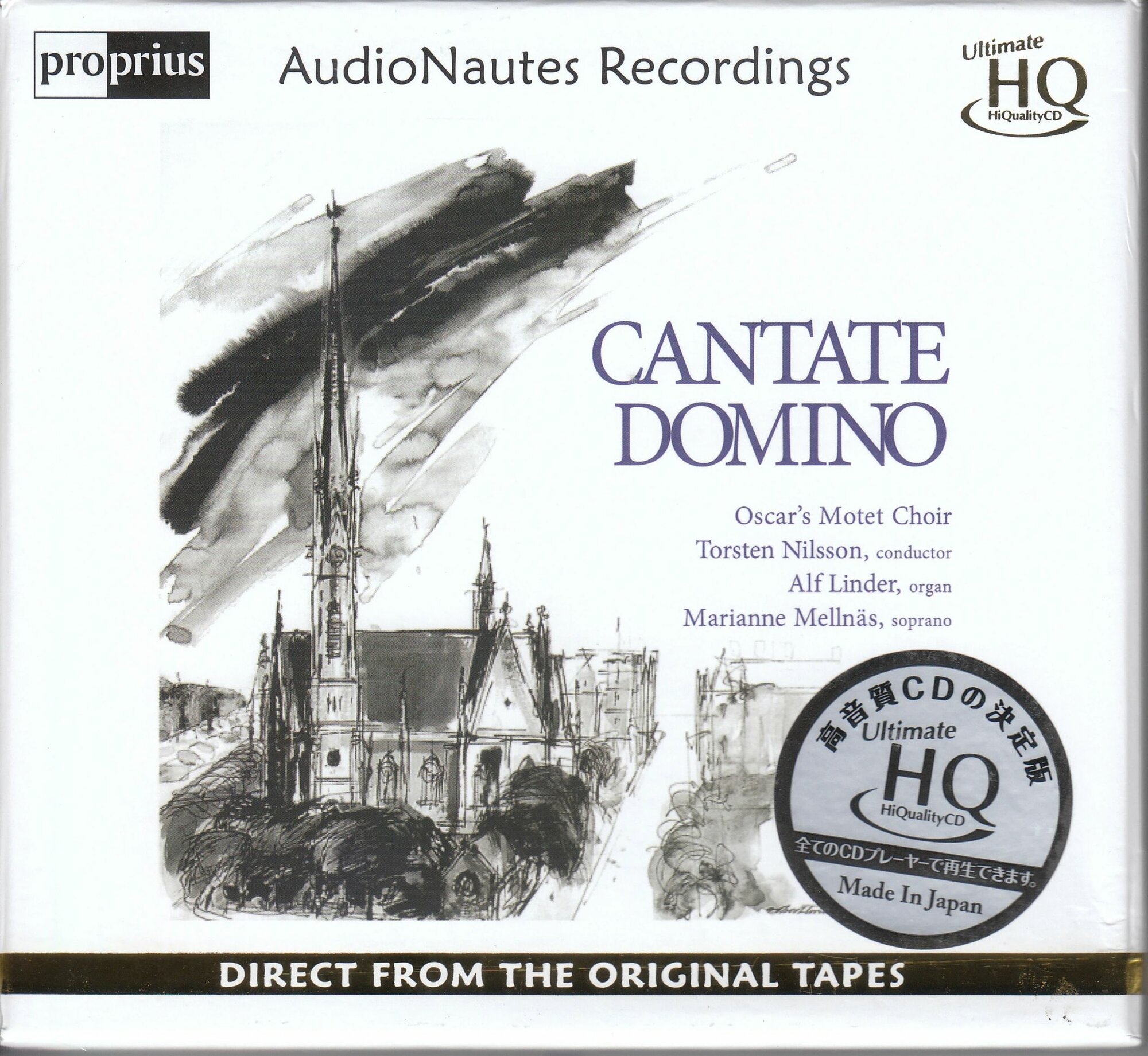 CD диск Torsten Nilsson - Cantate Domino (UHQ-CD) 2021, Jewel