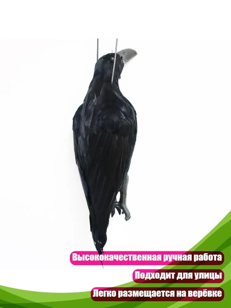 Чучело ворона для отпугивания