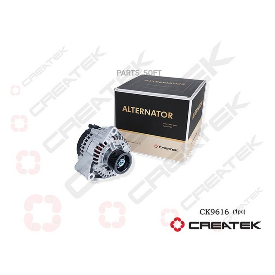 Генератор 28V-80A от официального дистрибьютора, CREATEK, артикул CK9616