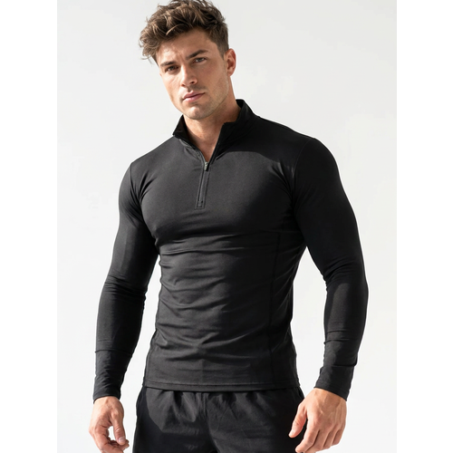 фото Лонгслив спортивный roksport, размер 3xl, , черный 1