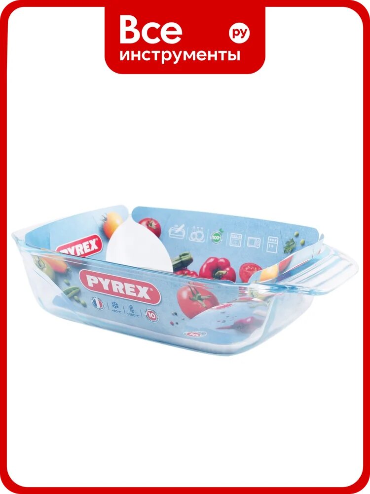 Блюдо для запекания и выпечки PYREX IRRESISTIBLE 27x17 см, прямоугольное 406B000/7046
