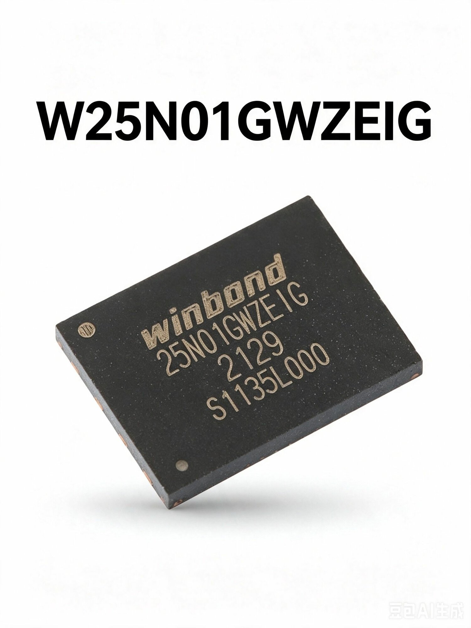 Микросхема W25N02GVSIAA WSON-8 Quad SPI SLC NAND Flash 1Гбит 104МГц 1,71,95В низковольтная промышленная память SMD на катушке, 10 шт