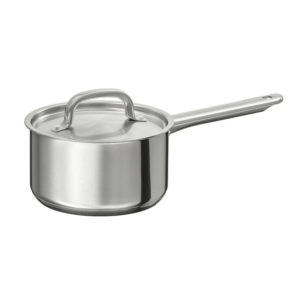 IKEA 365+ Ковш с крышкой IKEA, нержавеющая сталь 2.0 л (30484237)
