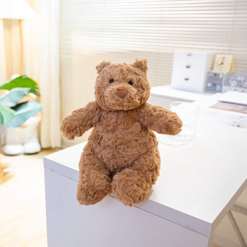 Оригинальная плюшевая игрушка Jellycat Little Woolly Мишка 25см Мягкая игрушка для детей и взрослых на день рождения