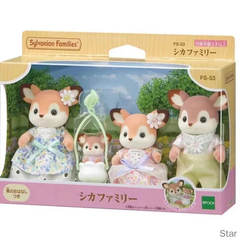 Sylvanian Families Семья сливовых оленей