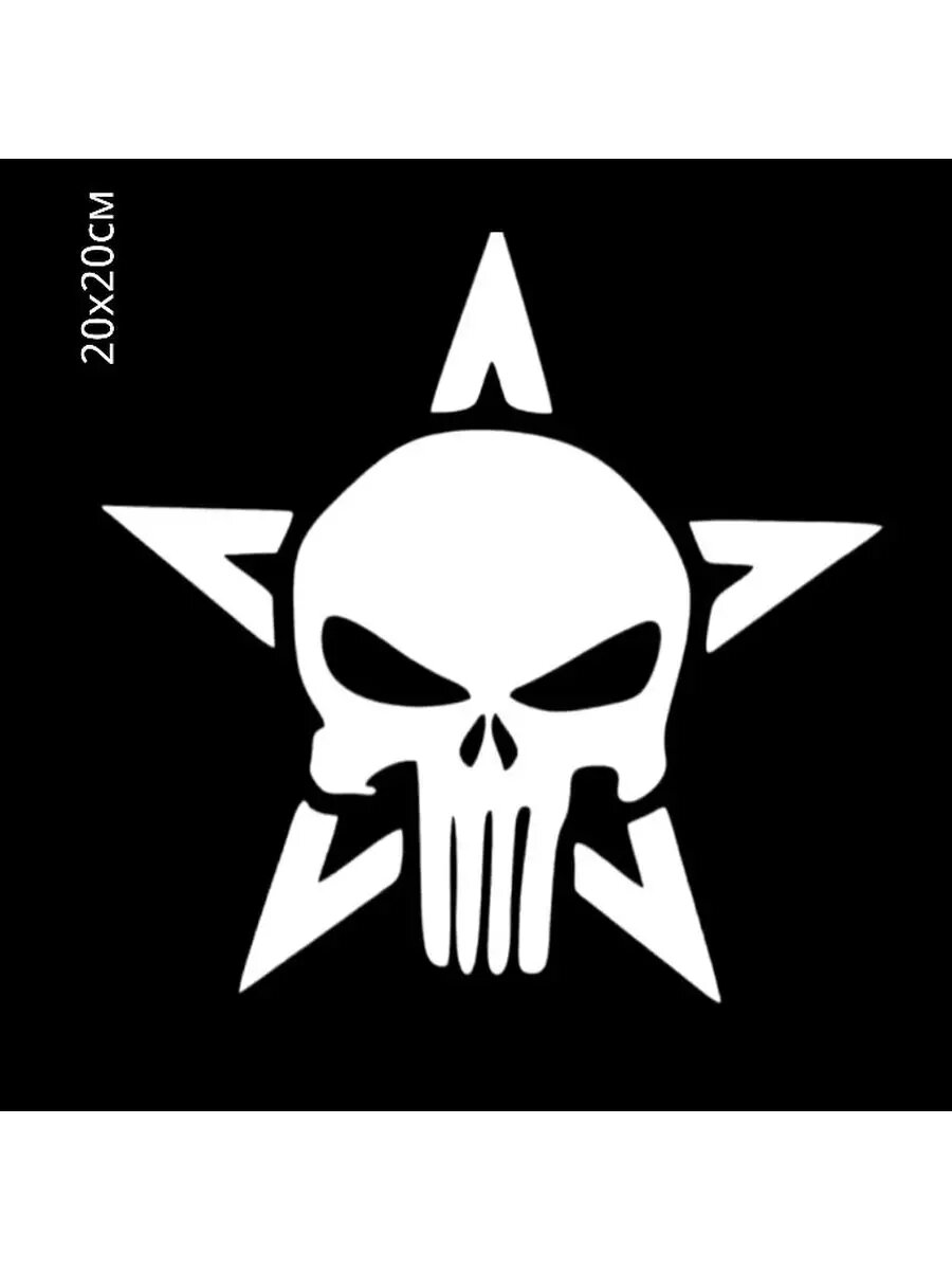 Наклейка на стекло машины Punisher