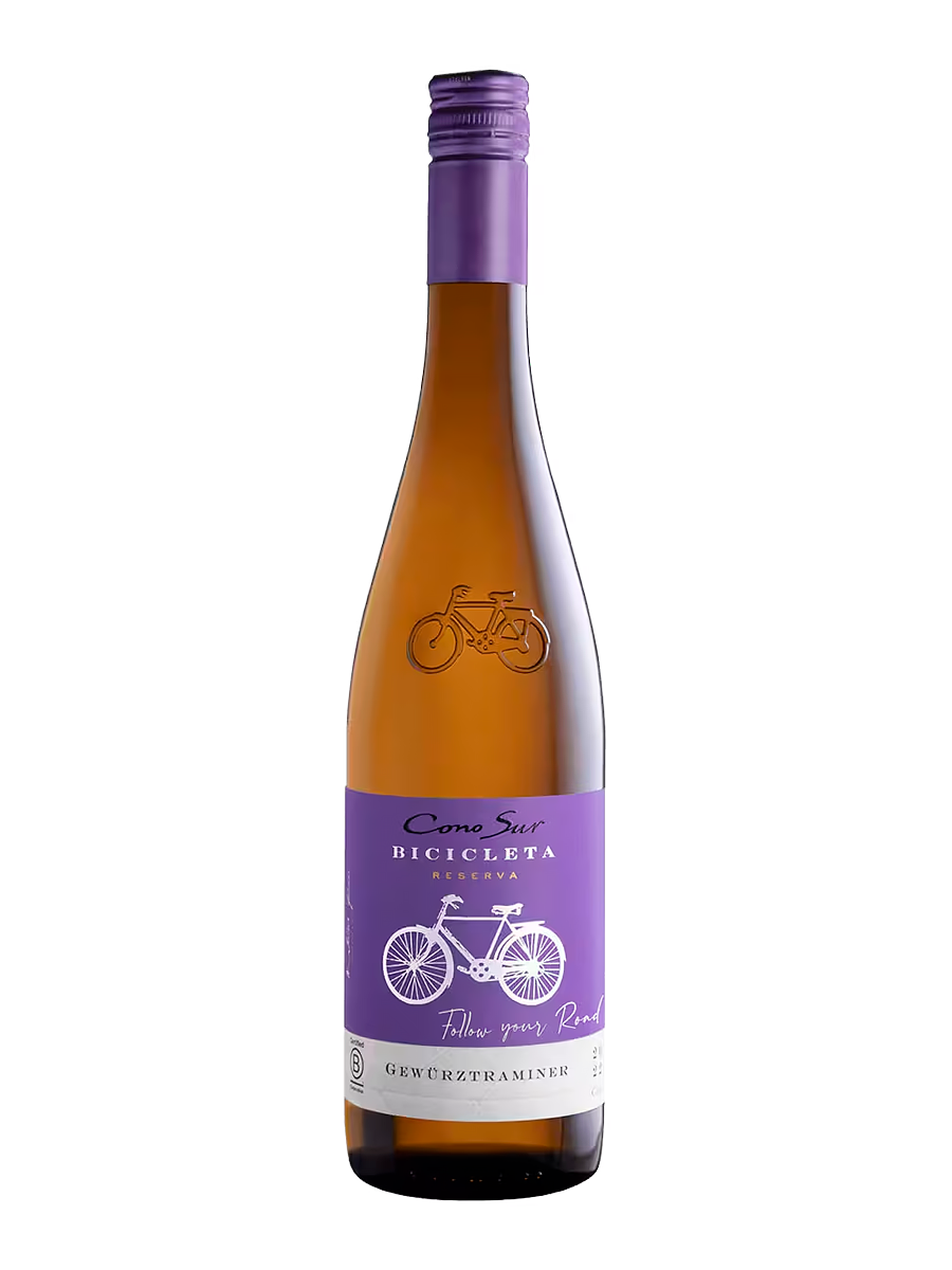 Вино Cono Sur "Bicicleta" Gewurztraminer, белое, полусухое, 0,75