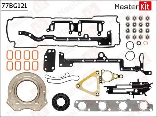 Комплект прокладок двс MasterKit 77BG121