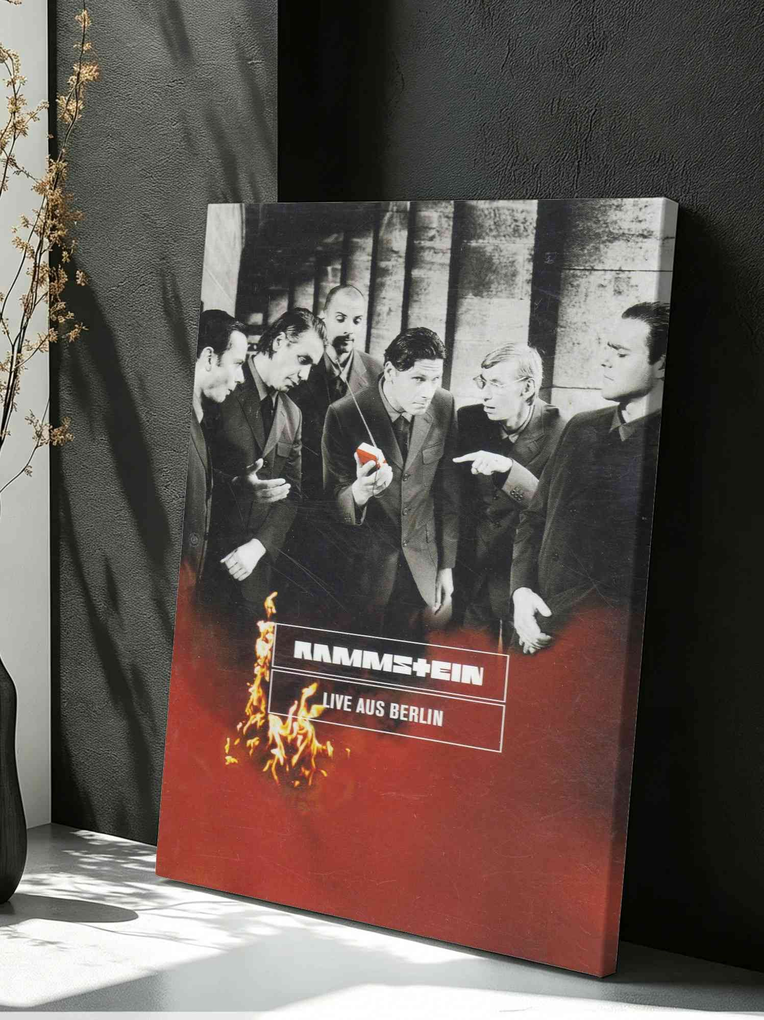 Картина "rammstein live aus berlin" 50x60 см
