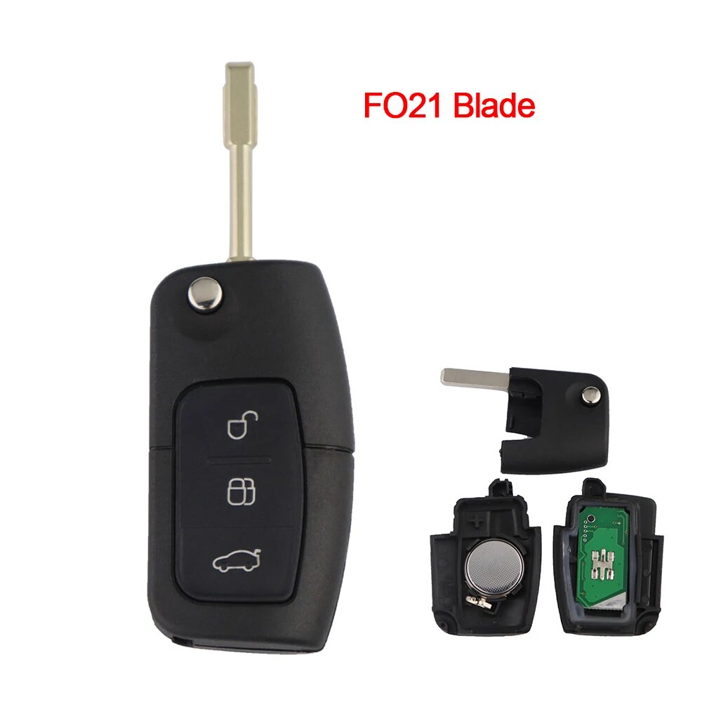 Пульт Ford Focus 2 3, Mondeo, FO21 Blade, 4 кнопки