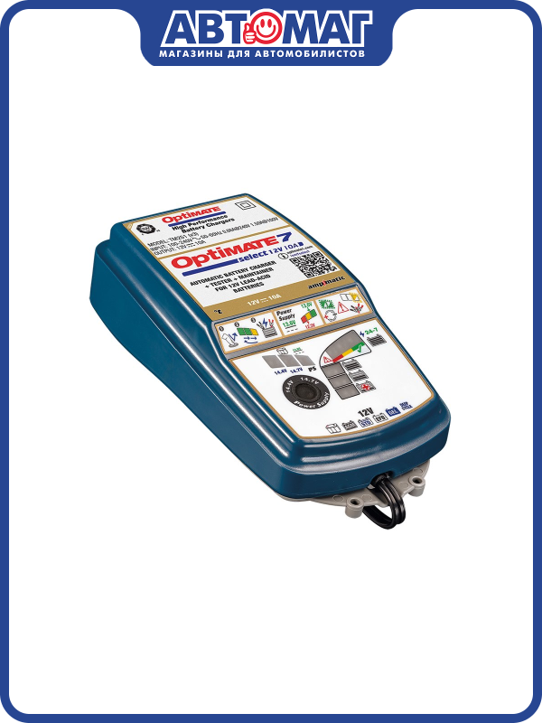Зарядное устройство OptiMate 7 SELECT GOLD (1x10А, 12V),(TM250) OptiMate TM250V3