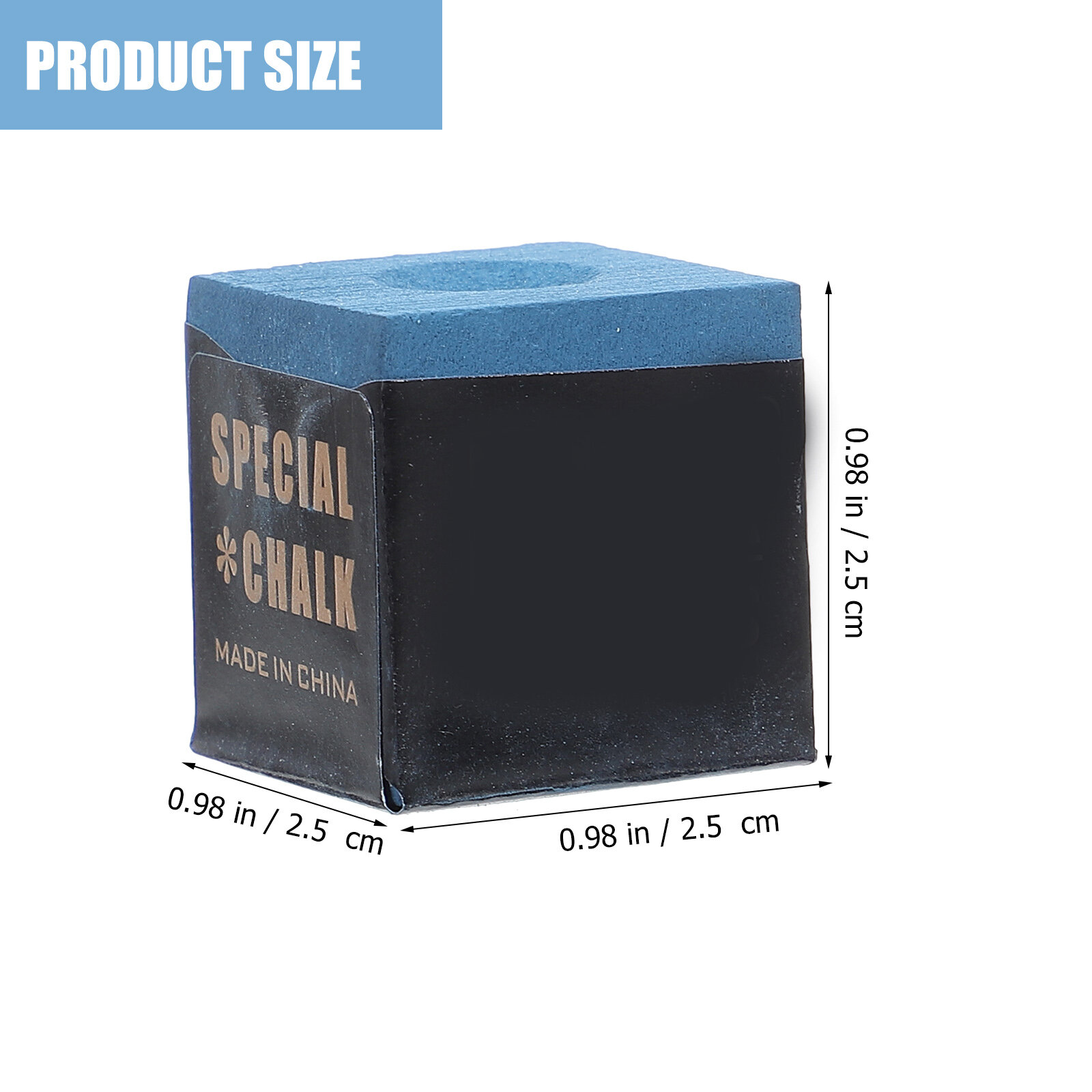 24 Шт Мел Для Бильярда Синий 2 5X2 5Cm Подходит Для Профессионалов И Любителей Улучшает Точность Ударов