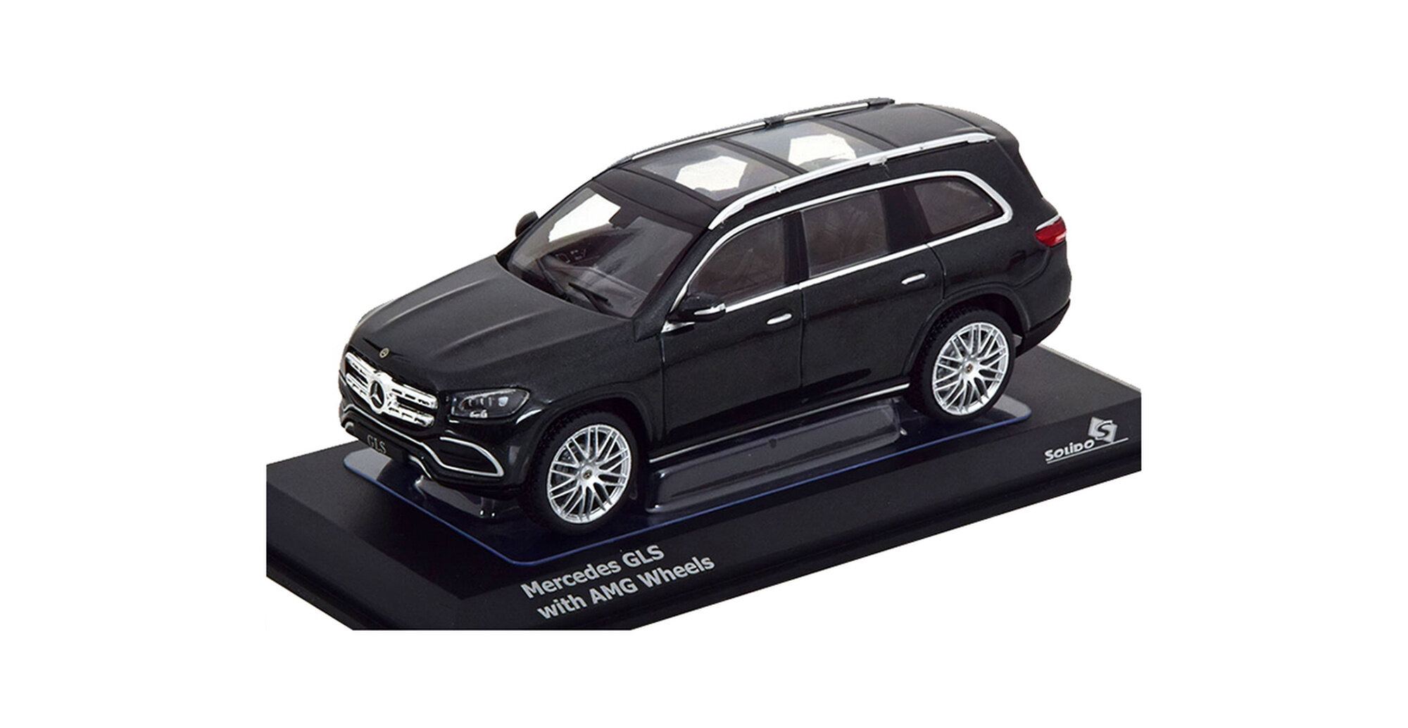 Модель коллекционная SOLIDO Mercedes W467 gls X167 with amg rims 2023 dark green / мерседес глс темно-зеленый