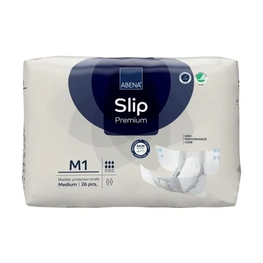 Подгузники для взрослых Abena Slip M1, объем талии 70-110 см, 26 шт.