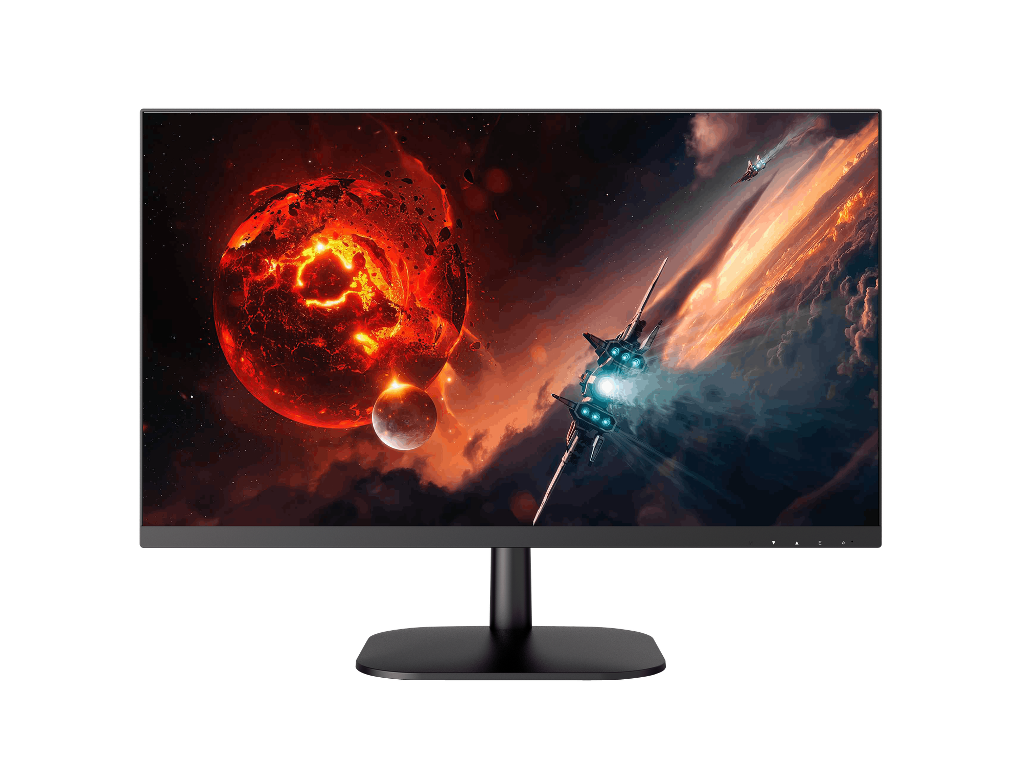 Монитор 27" BRAVUS BVS2725H Black (IPS, 1920x1080, 100Hz, 178°/178°, 5 ms, 250 cd/m, 1200:1, +HDMI, +DP+Earphones)