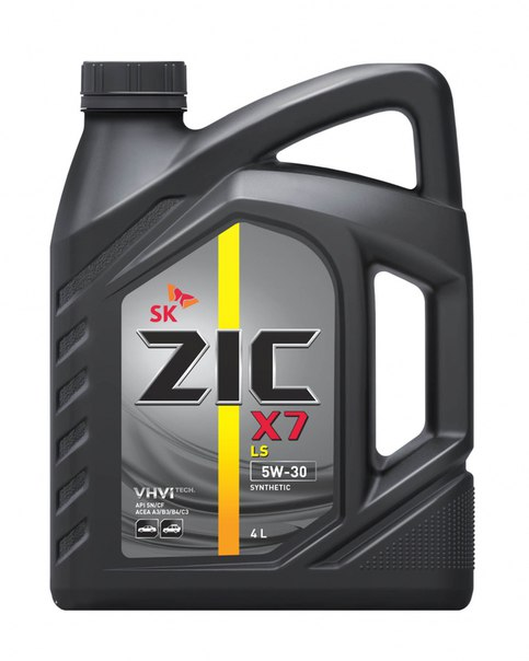 Масло моторное ZIC X7 LS 5W30 син (4л) 162619