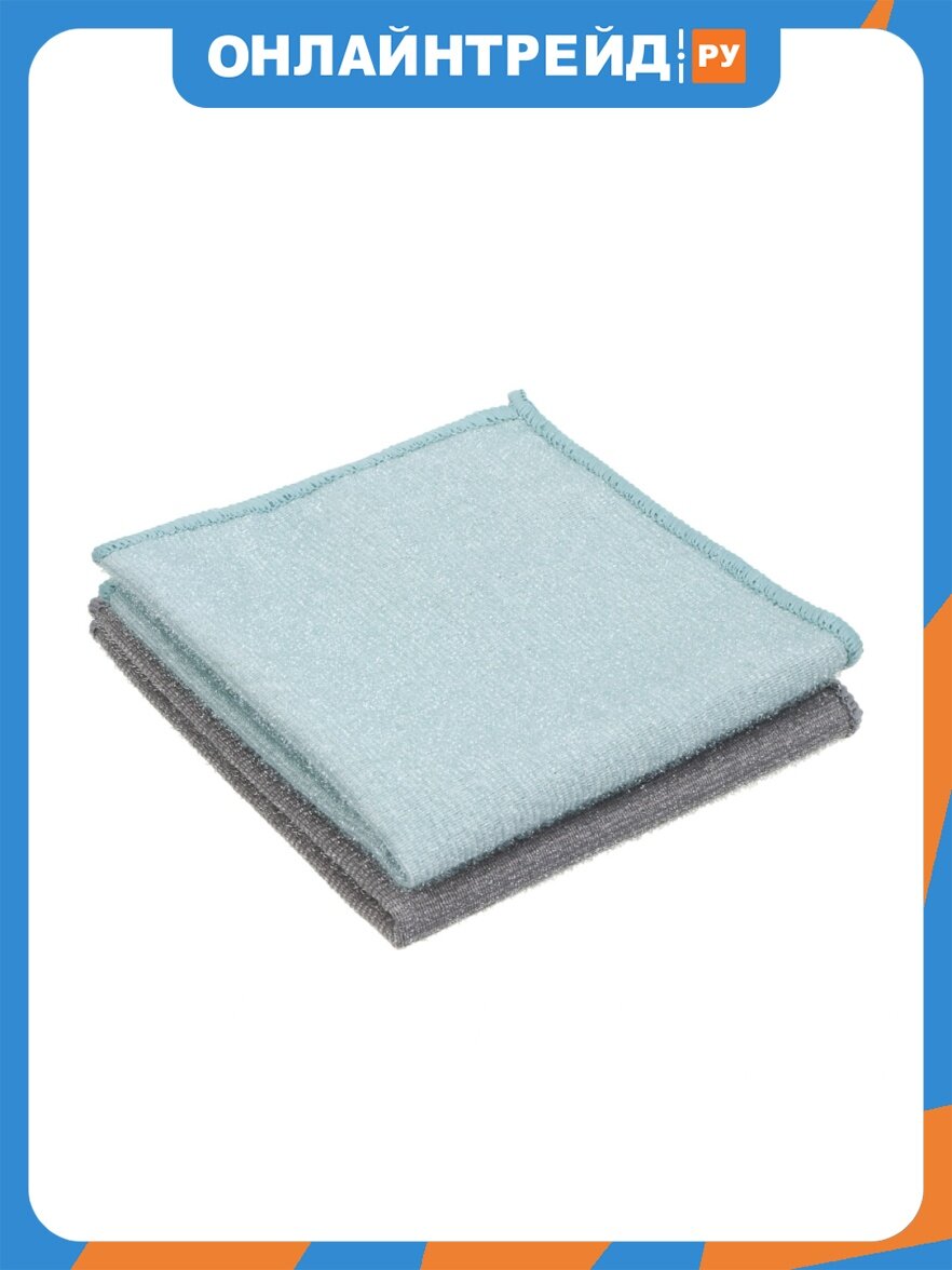 Салфетка Vetta микрофибра, для ванной комнаты, 30х30см, 320г/кв. м, 2 цвета (448-235)