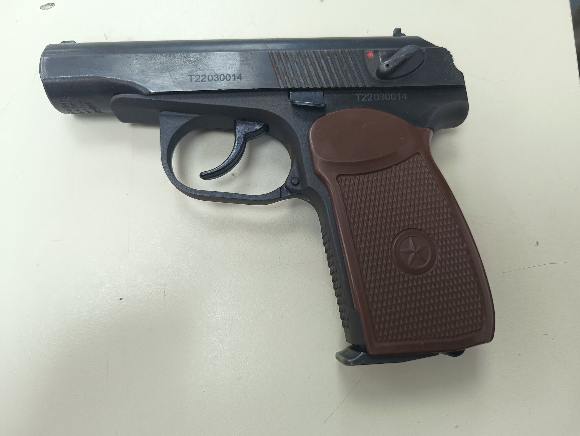Пневматический пистолет Байкал MP 654K, на базе ПМ, Б/У, уценка