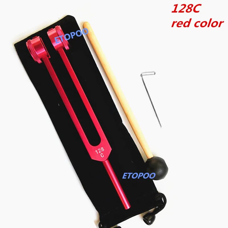 Камертоны ETOPOO 128C red