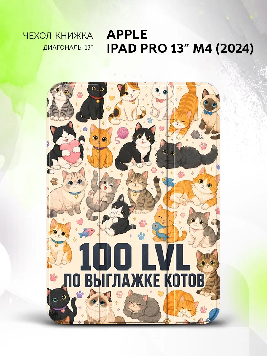 Чехол на Apple iPad Pro 13” M4(2024), Эппл Айпад Про 13" М4(2024), книжка