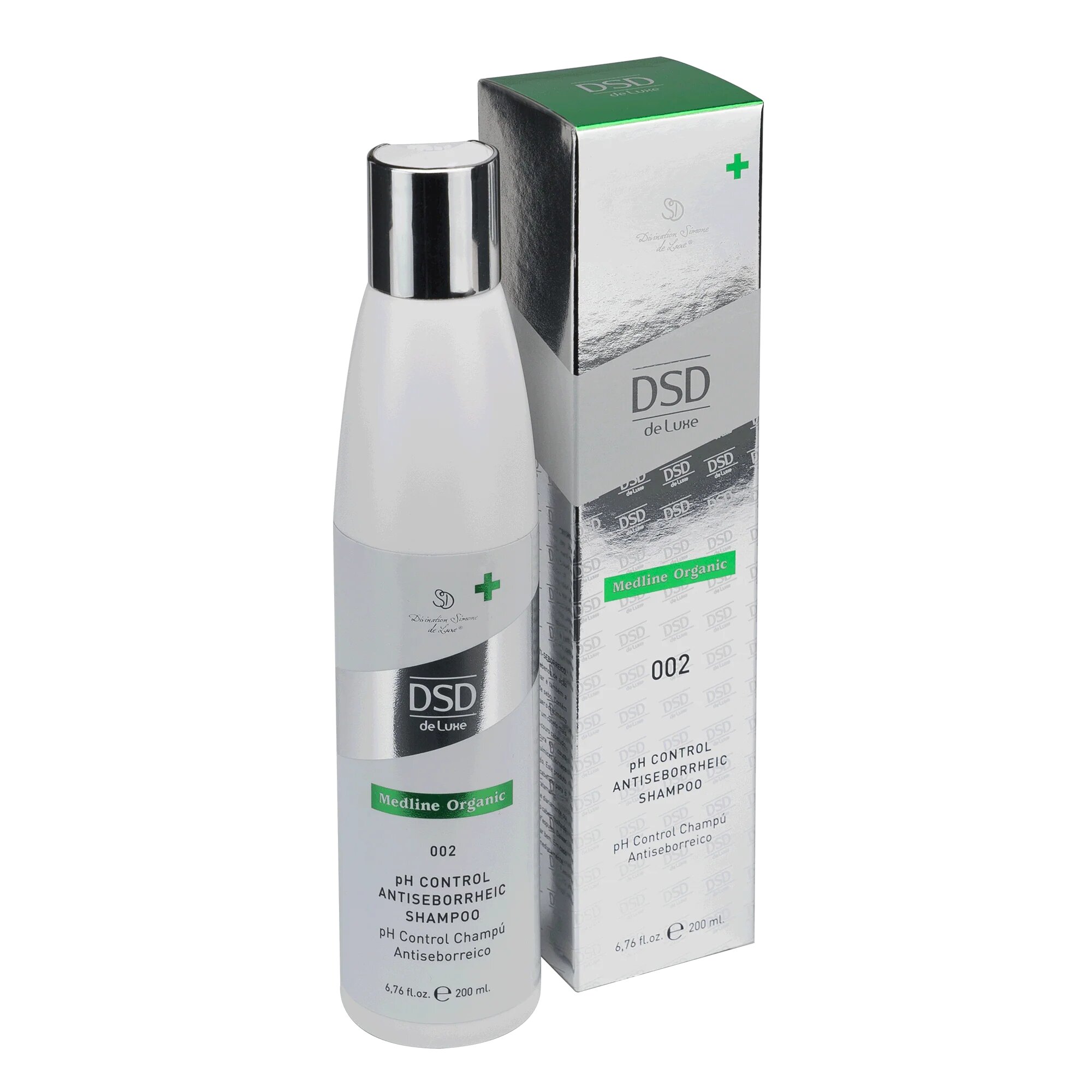 Шампунь для волос DSD de Luxe 002 PH Control Antiseborrheic Shampoo, 200 мл