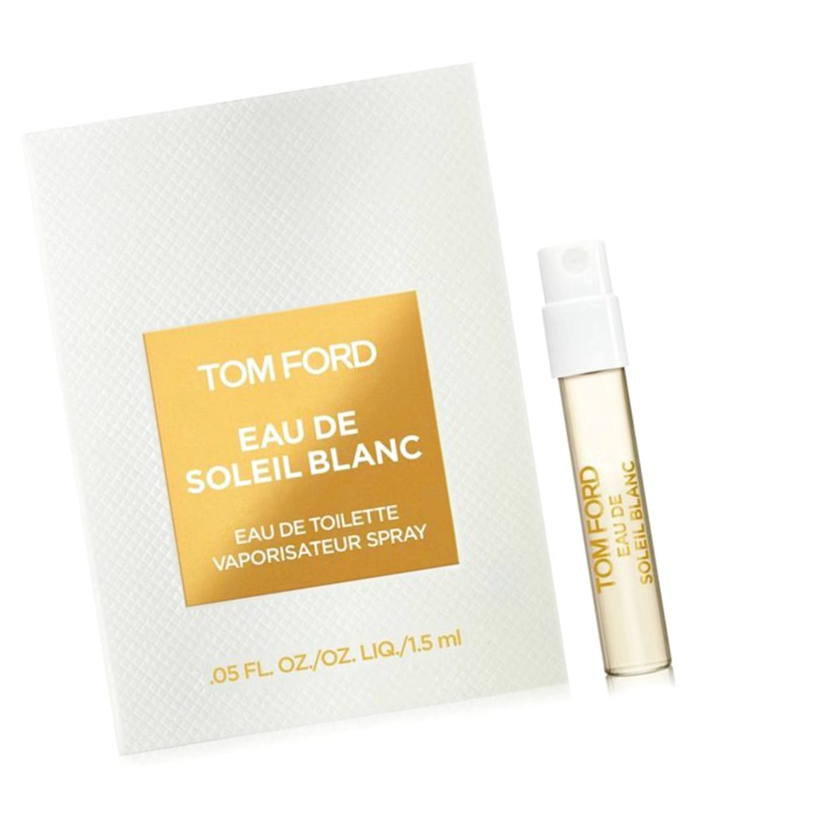 Туалетная вода Tom Ford Eau De Soleil Blanc мини 1.5 / Пробник яркого аромата Том Форд О Де Солейл Бланк / Сэмпл парфюма