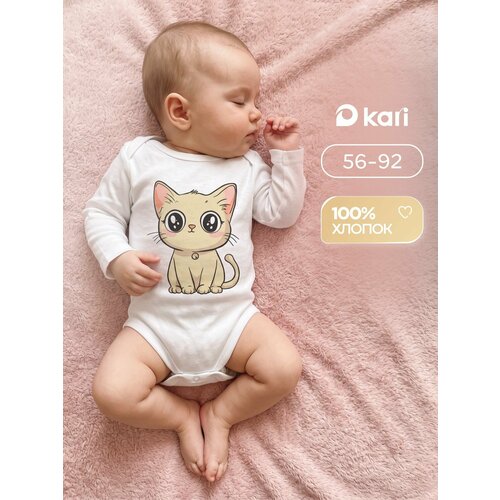 фото Боди kari baby осень-зима 2026, размер 12-18m, белый