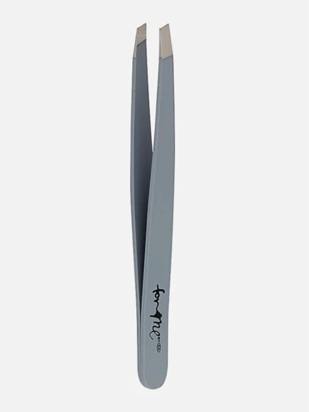 Пинцет со скошенным краем FOR ME eyebrow tweezer Серый