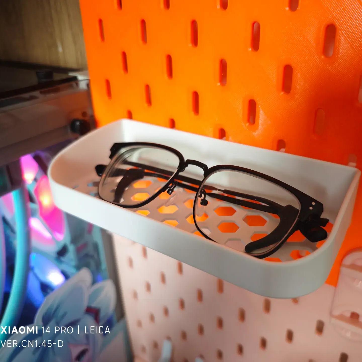 3D Металлическая Настенная Подставка для Очики в Системе IKEA SKADIS в Голубом, Организатор для Хранения
