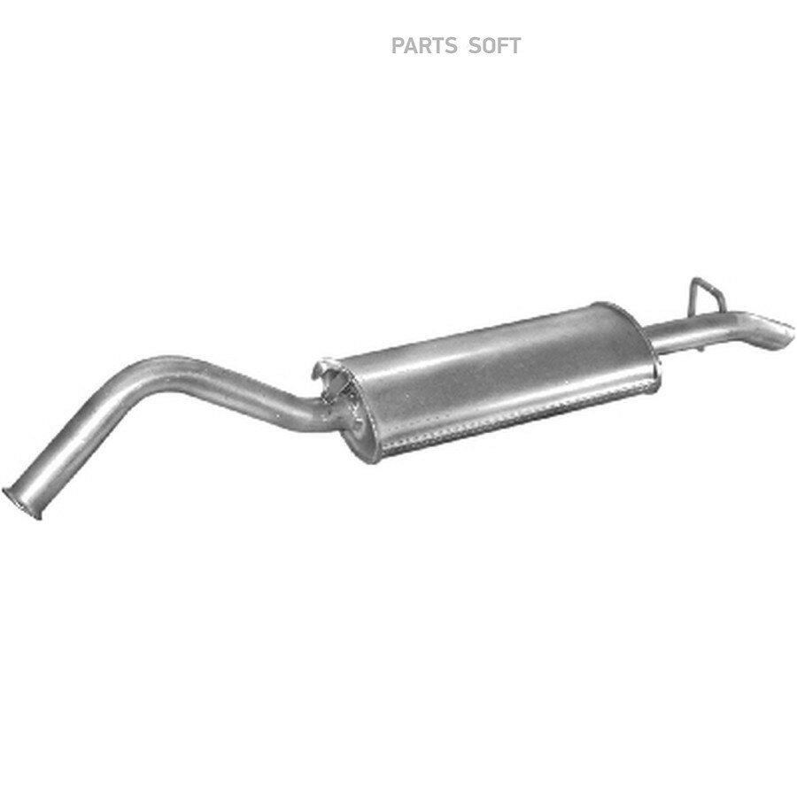 Глушитель зад. часть Audi 100/200 1.8-2.4D 03/77-11 от официального дистрибьютора, EDEX, артикул 0110