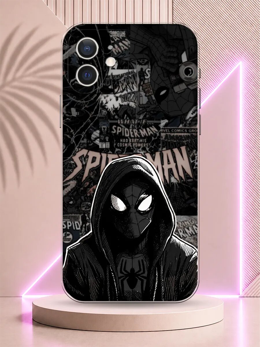 Чехол на iPhone 12 Человек Паук